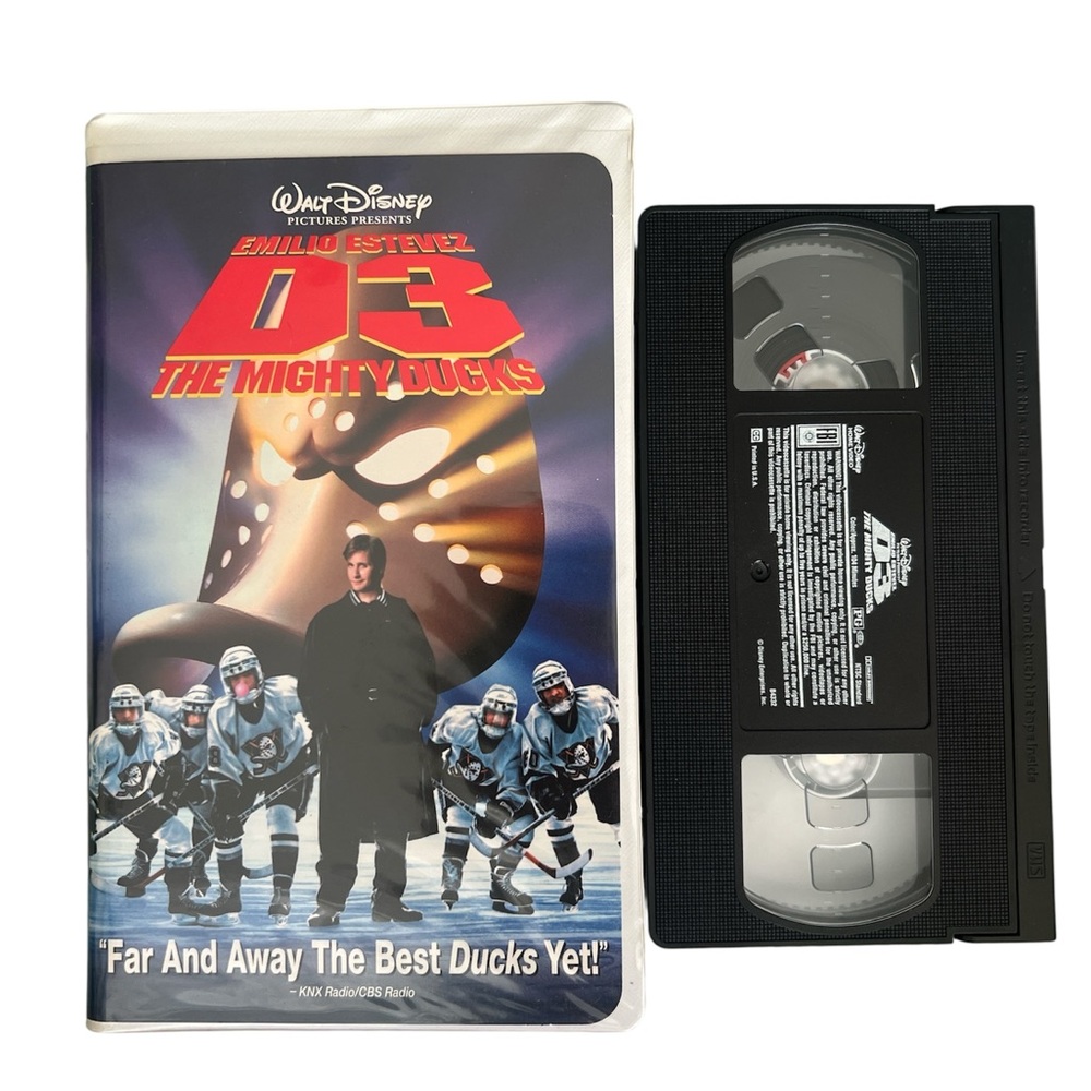 D3: The Mighty Ducks VHS Tape (1996)